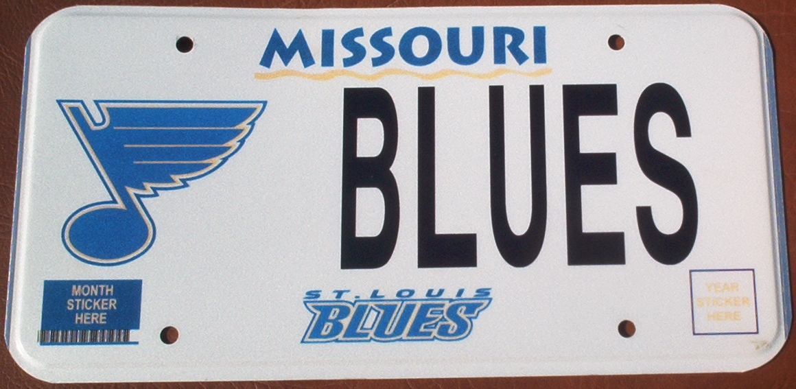 St. Louis Blues License Plate -  Canada